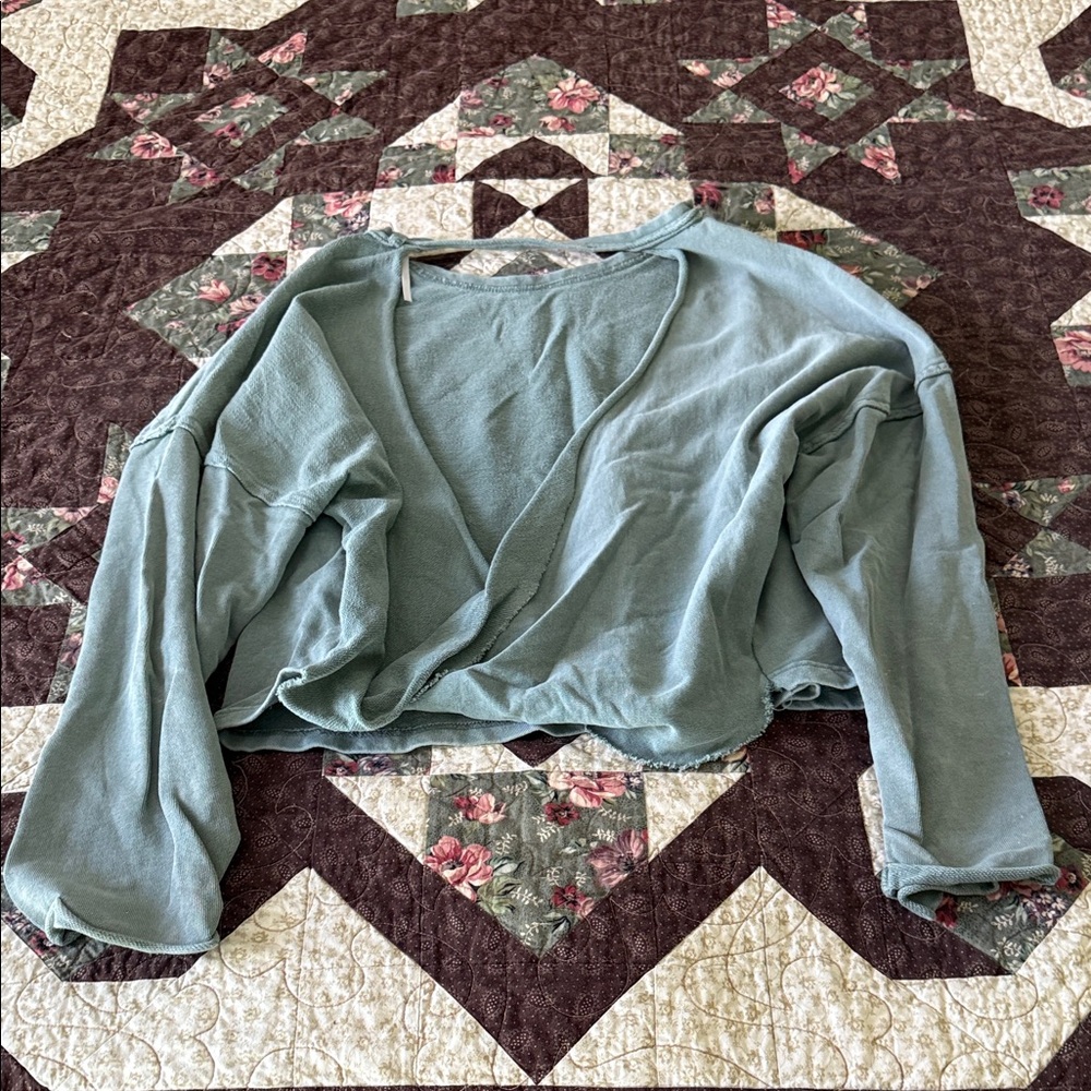Women's Free People Open Back Crewneck